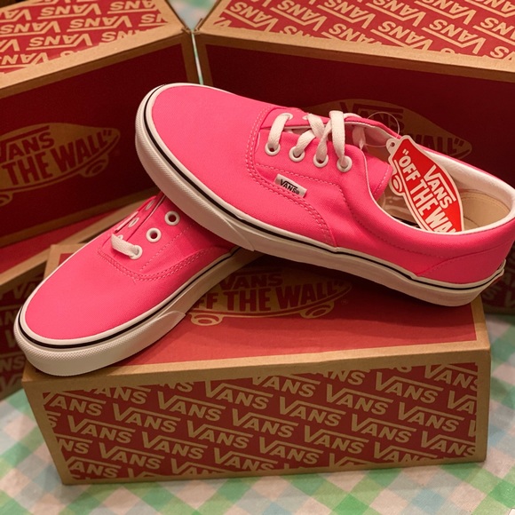 New Vans ERA (Neon) Knockout Pnk/Tr Wht - Picture 7 of 8